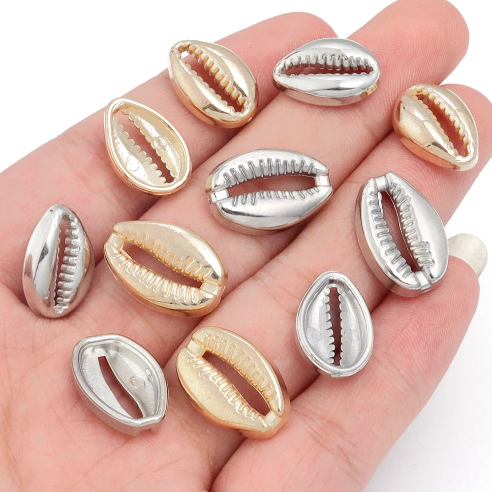 50pcs Sea Shell CCB Spacer Beads 12x17mm – DIY Jewelry Making Jewelry Spacer Beads PLUSH