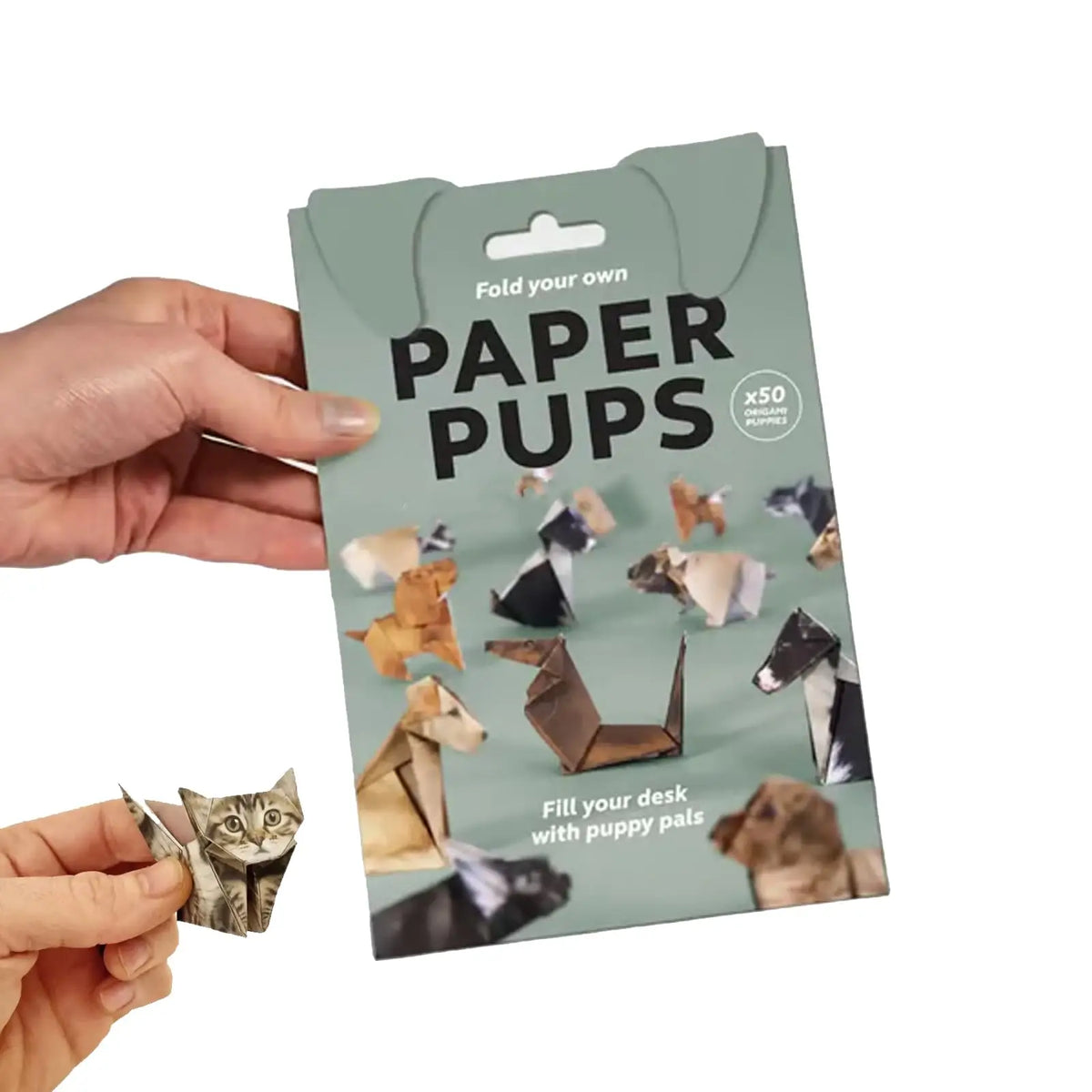 50-Sheet DIY Origami Paper Set – Cat, Dog & Dinosaur Folding Origami Craft Kit PLUSH 50Pcs Set Dog