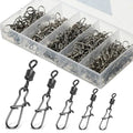 Ball Bearing Fishing Connector Swivels – Interlock Snap 50–200pcs Fishing Swivels PLUSH 200pcs with box