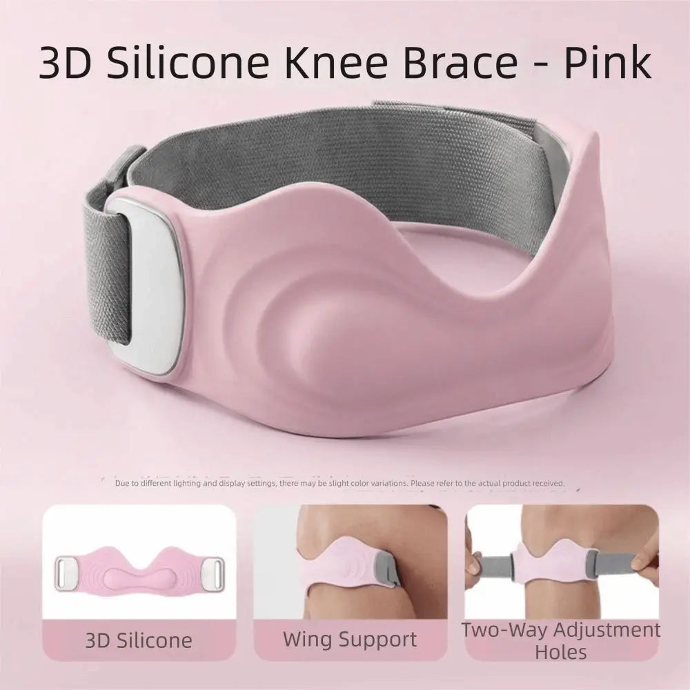 Adjustable Knee Compression Strap – Silicone Patellar Support Knee Support Strap PLUSH