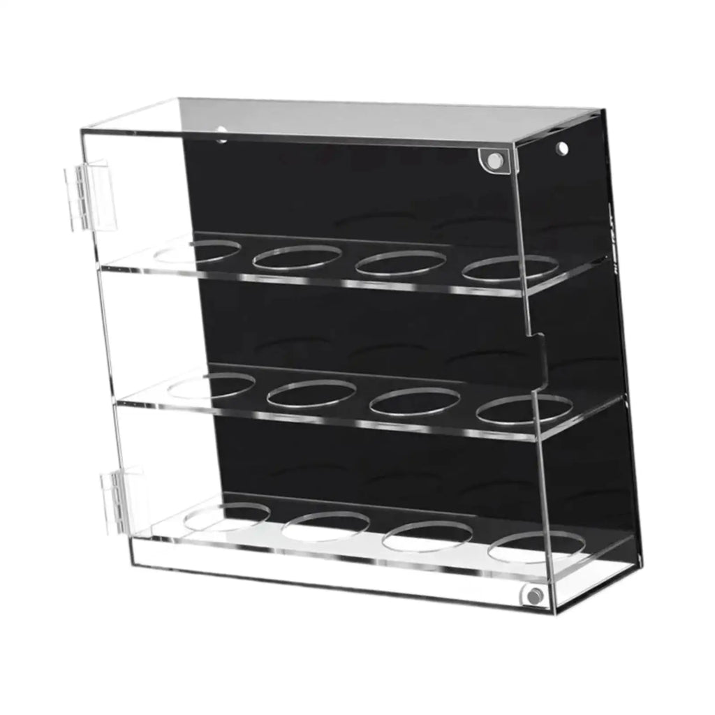 Clear Acrylic Golf Ball Display Case – Holds 12 Balls Ball Display Case PLUSH