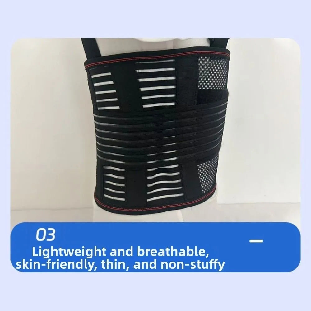 Ergonomic Lower Back Brace – Adjustable Breathable Waist Support Lumbar Back Brace PLUSH