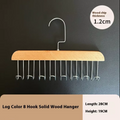 Solid Wood 8-Hook Clothes Drying Rack – Portable Hanger Clothes Drying Rack PLUSH B