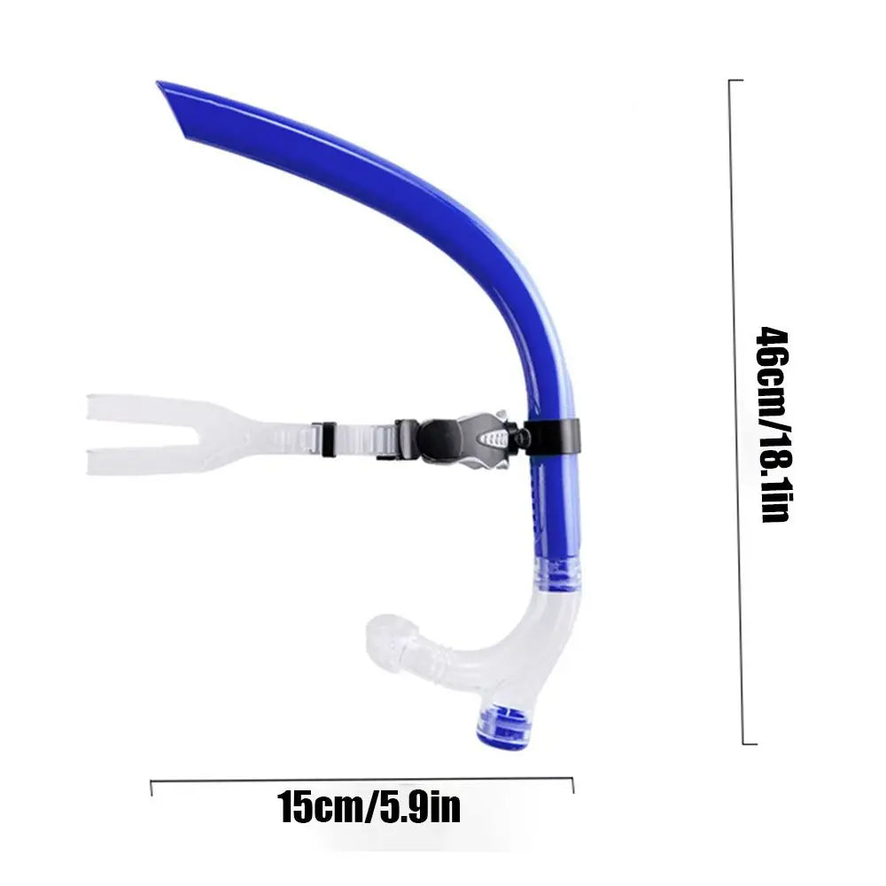 Silicone Swim Training Snorkel – Detachable Waterproof Breathing Tube Swim Training Snorkel PLUSH