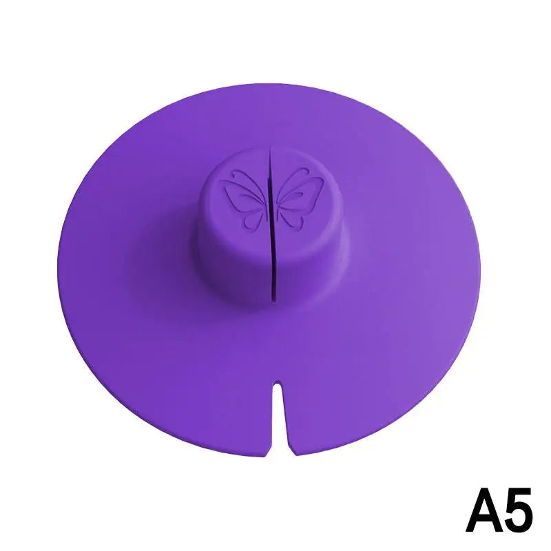 Silicone Tea Bag Holder Squeezer & Mug Lid – Reusable Set Tea Bag Holder PLUSH A5