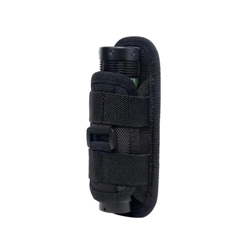 360° Rotatable Belt Flashlight Pouch – Nylon Torch Holster Flashlight Belt Holster PLUSH