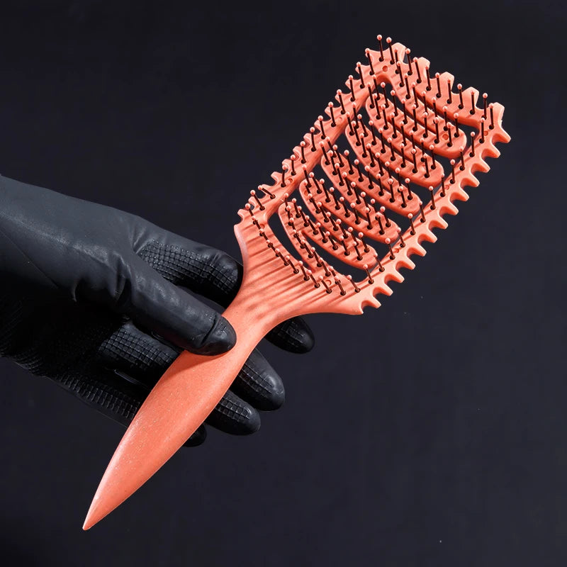 Hollow Out Anti-Static Hair Comb for Curly & Wet/Dry Hair Hair Styling Comb PLUSH Orage
