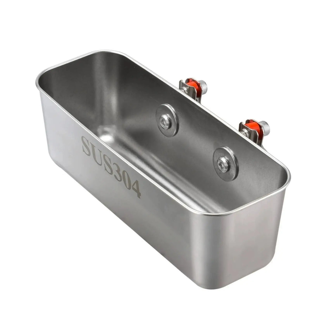 Rail Mounted Stainless Steel Fishing Box for Yacht Railing Rail Mount Fishing Box PLUSH 38MM