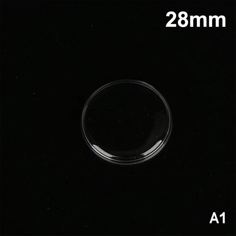 28mm–32.2mm Acrylic Watch Crystal Lens – Mirror Finish Cover Watch Crystal Lens PLUSH A1