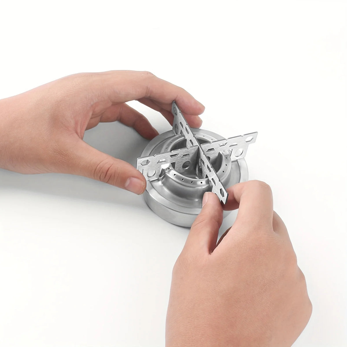 Portable Stainless Steel Alcohol Stove – Camping Burner Camp Alcohol Stove PLUSH
