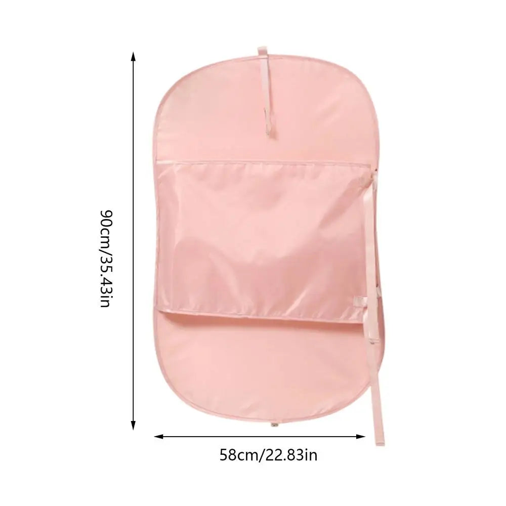 Compression Garment Bag Closet Organizer | Space Saver Board Garment Storage Bag PLUSH Pink