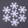 50pcs Felt Snowflake Ornaments – DIY Christmas Craft Decor Felt Craft Ornaments PLUSH 09