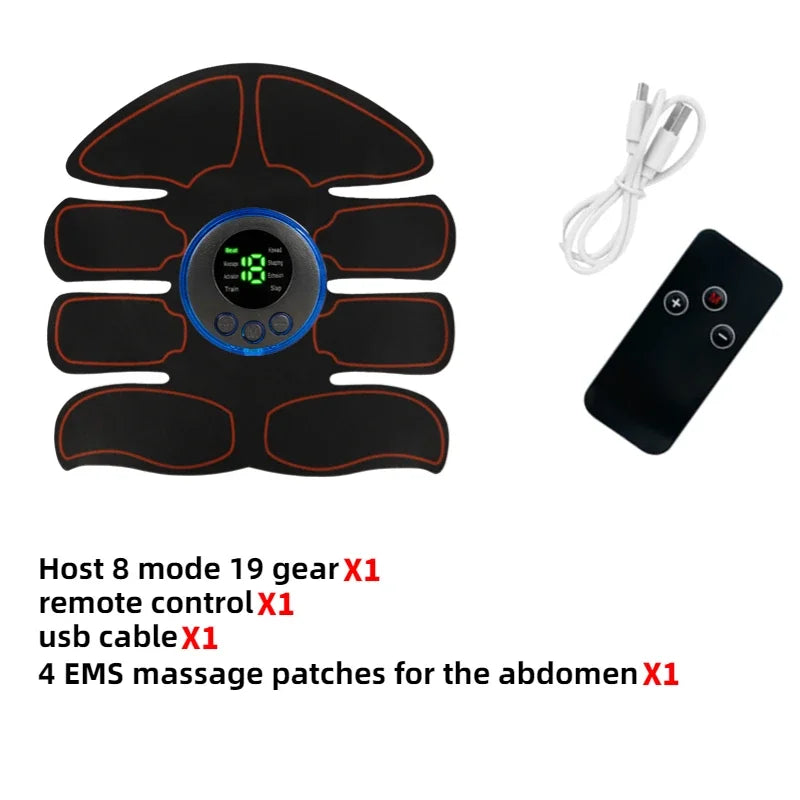 Wireless EMS Muscle Stimulator – Hip & Ab Toning Massager EMS Muscle Stimulator PLUSH C USB Type-C