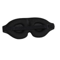Black 3D Sleep Eye Mask – Adjustable, Breathable Light Blocker Sleep Eye Mask PLUSH 1Pc