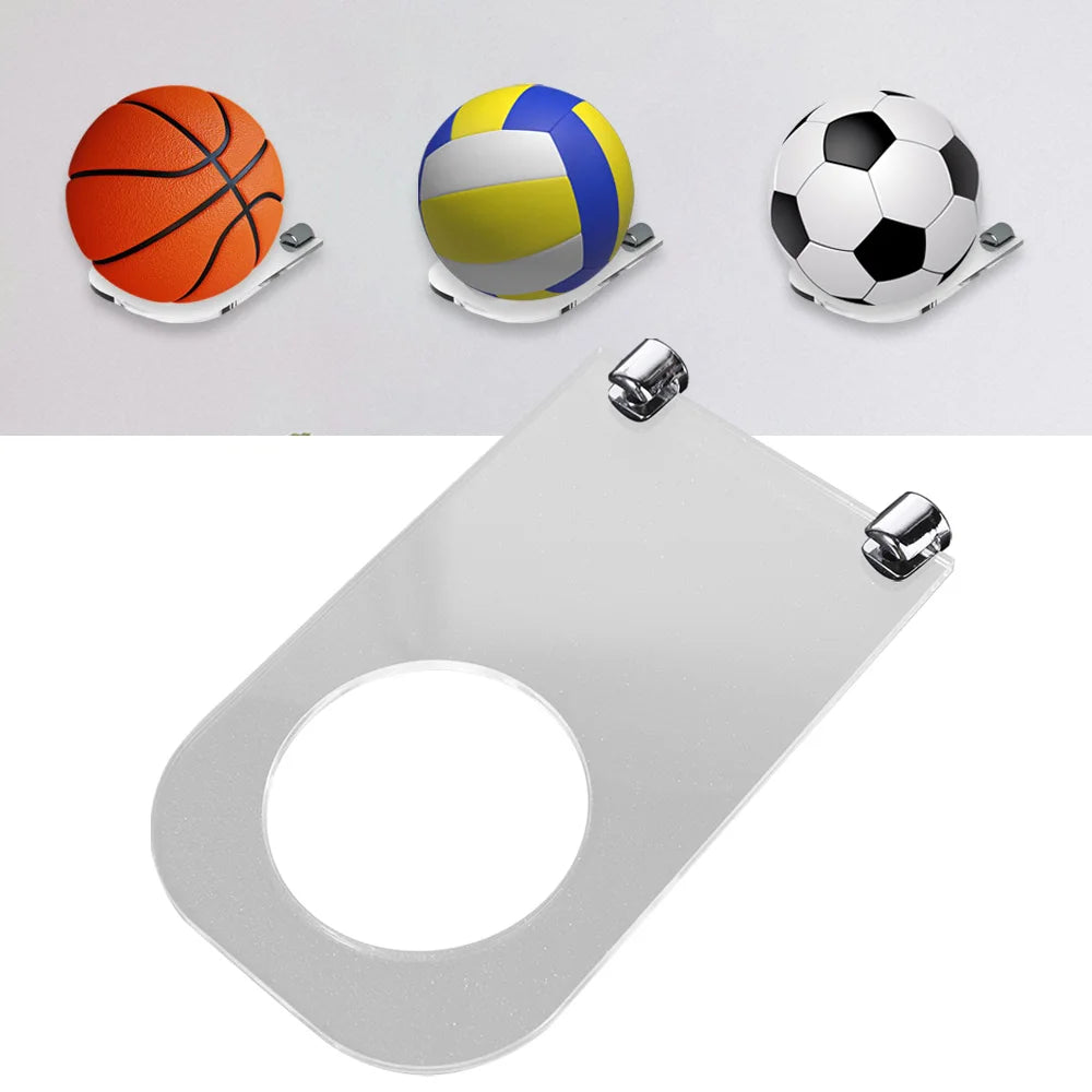 Wall Mount Acrylic Ball Display Stand – Basketball Football Soccer Ball Display Stand PLUSH