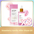 Strawberry Vanilla After Shave Oil for Women – Hydrating Serum After Shave Oil PLUSH 90ml in boxed x 3pcs