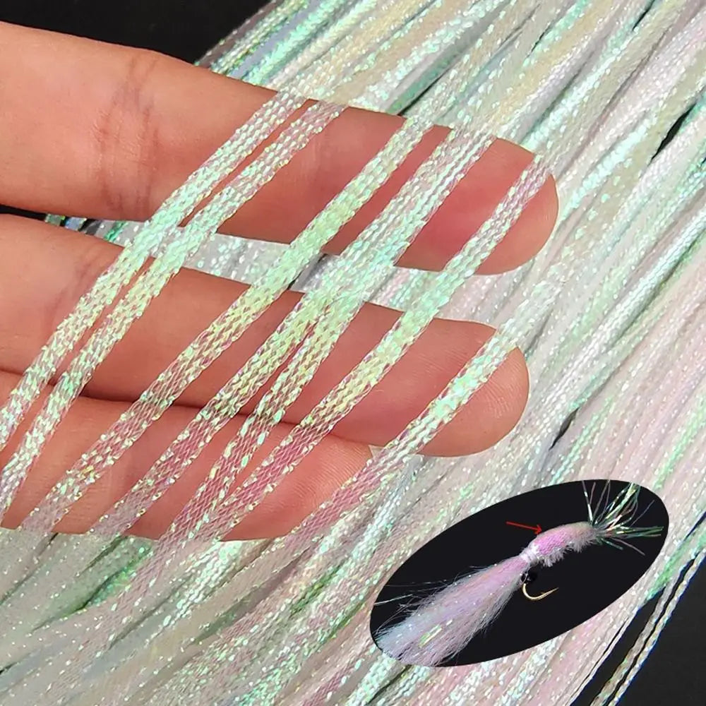 Iridescent Fish-Scale Flash Strands 3mm 8m – Fly Tying Material Fly Tying Material PLUSH