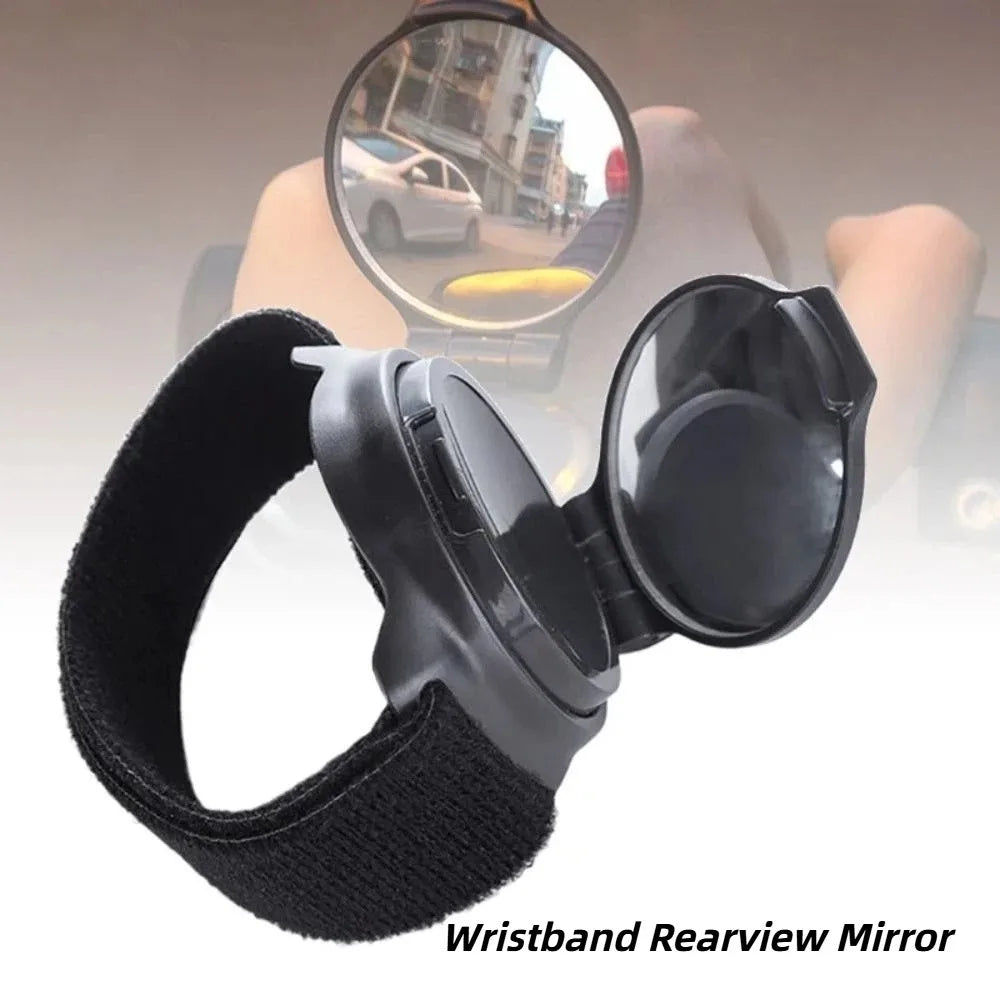 360° Rotatable Wrist Strap Bicycle Rearview Mirror Bicycle Rearview Mirror PLUSH