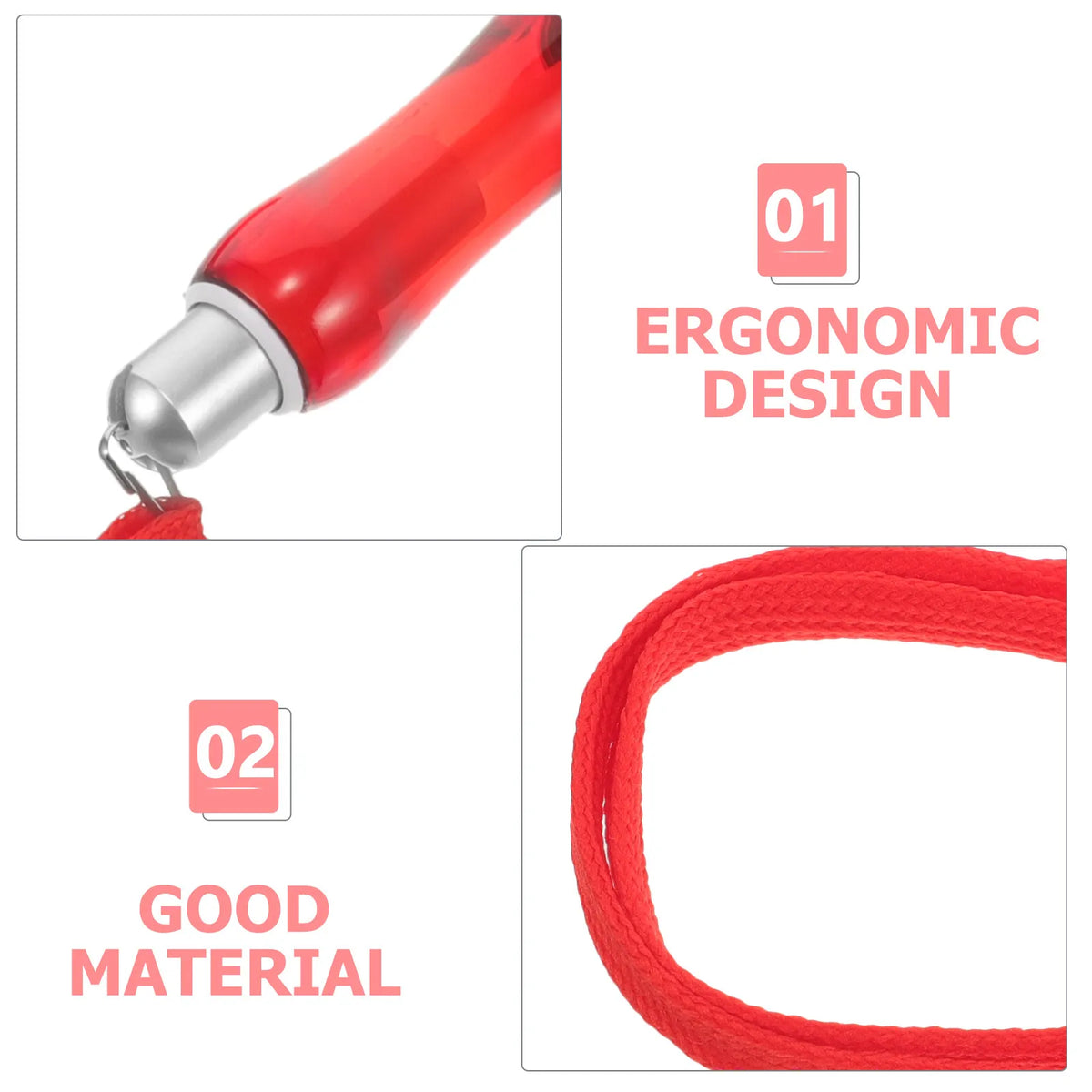 2-Pack Weighted Fat Grip Ergonomic Ballpoint Pens with Sleeve Ballpoint Pen Set PLUSH
