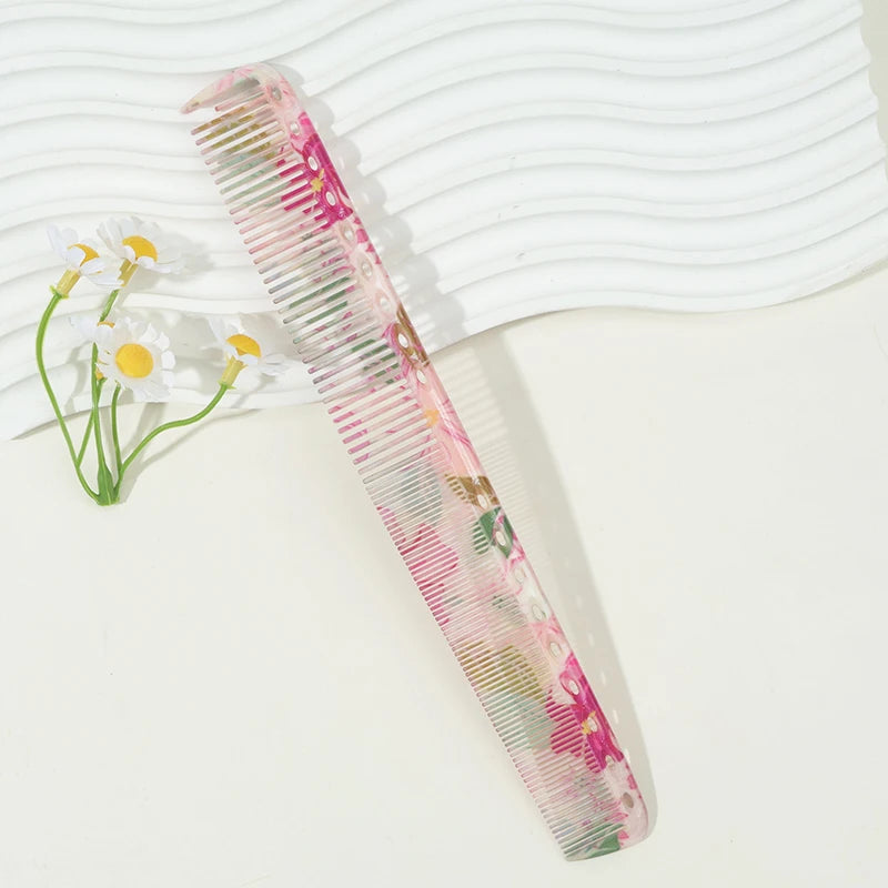 Floral Pointed Tail Comb Set – All Hair Types | 1–5 Pcs Hair Styling Comb PLUSH 335