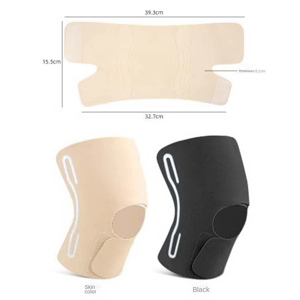 Compression Knee Sleeve Brace – Elastic Knit Fitness Support Compression Knee Sleeve PLUSH
