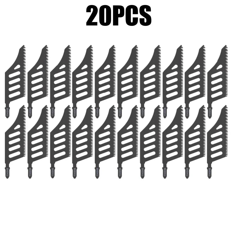 Jigsaw Blades for Precise Wood Cutting – Curved Saw Blades Jigsaw Saw Blades PLUSH 20PCS