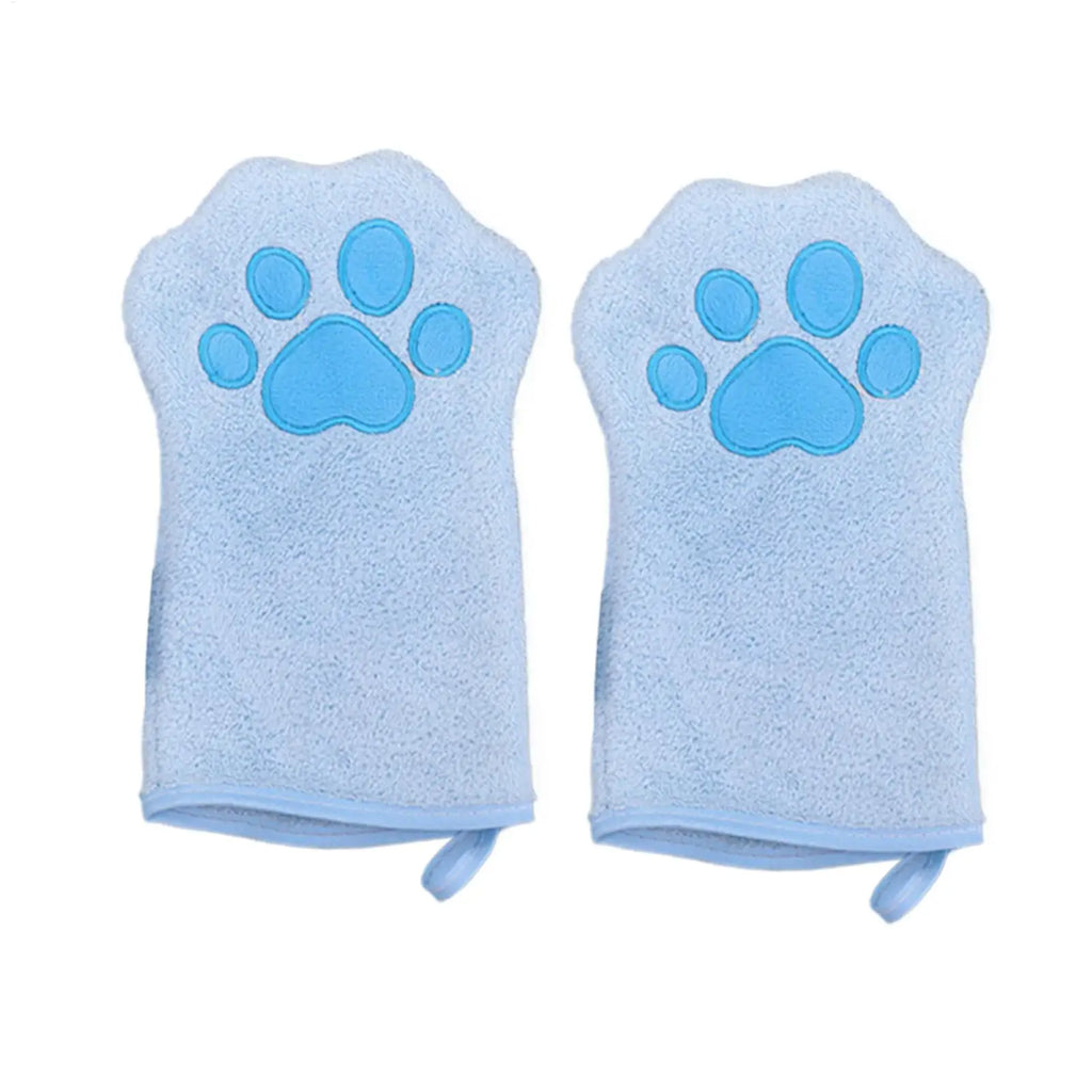 Quick-Dry Pet Grooming Gloves for Dogs & Cats – 2 Pack Pet Grooming Gloves PLUSH