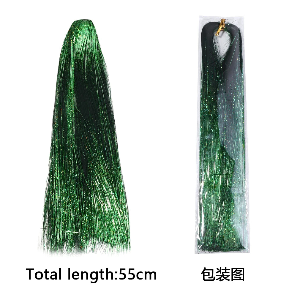 Iridescent Tinsel Icicle Garland 3000pcs – Christmas Decoration Christmas Tree Garland PLUSH