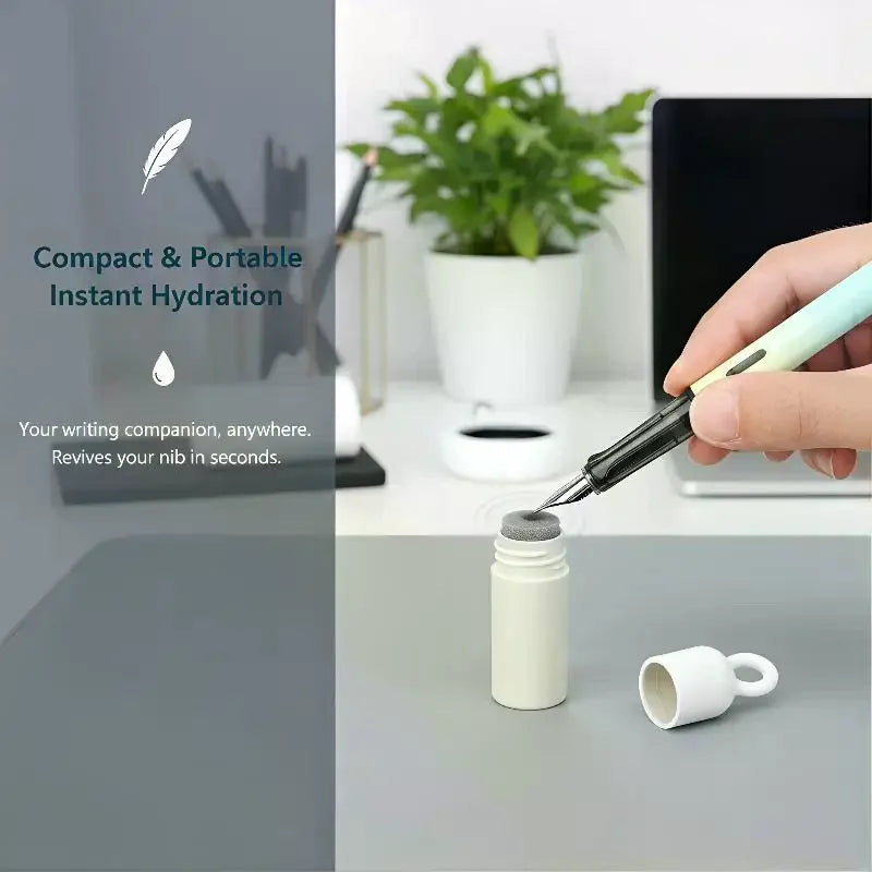 No-Wash Fountain Pen Cleaner & Lubricator – Prevents Ink Blockage Pen Cleaning Tool PLUSH
