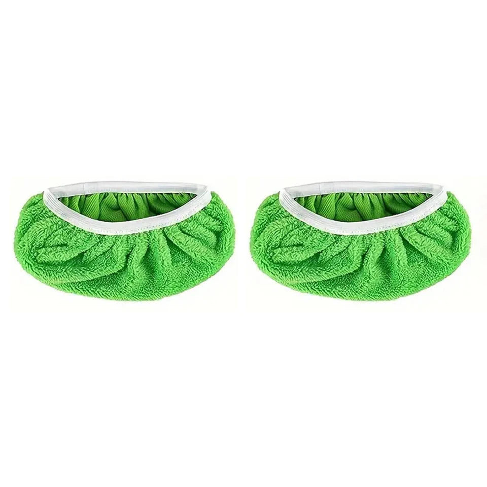 Microfiber Flat Mop Refill Pads – Wet & Dry Floor Cleaning Mop Refill Pads PLUSH 2PCS
