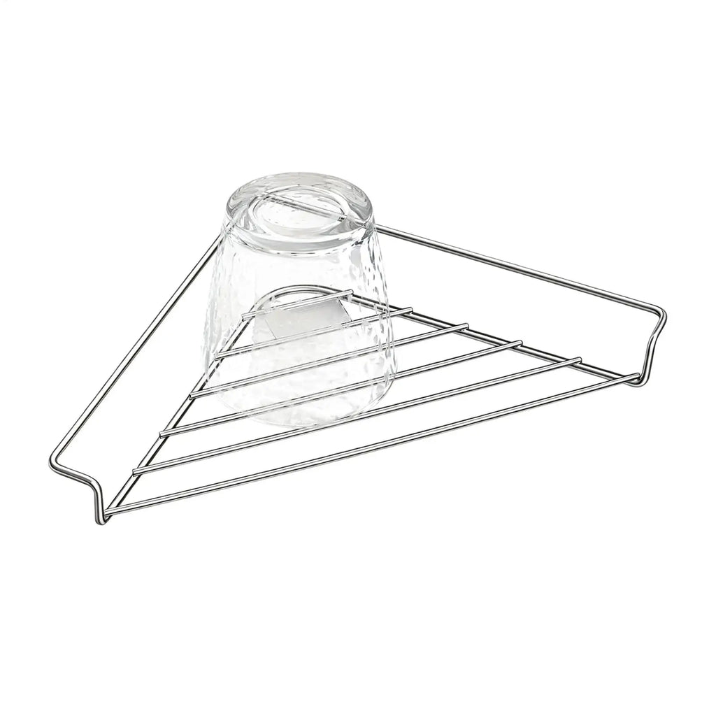 Triangle Corner Dish Drying Rack – Stainless Steel Sink Organizer Dish Drying Rack PLUSH
