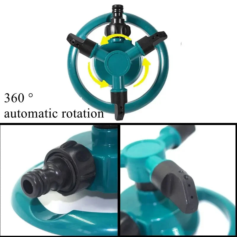 360° Auto-Rotating Garden Sprinkler Nozzle – Adjustable Spray Garden Sprinkler Nozzle PLUSH