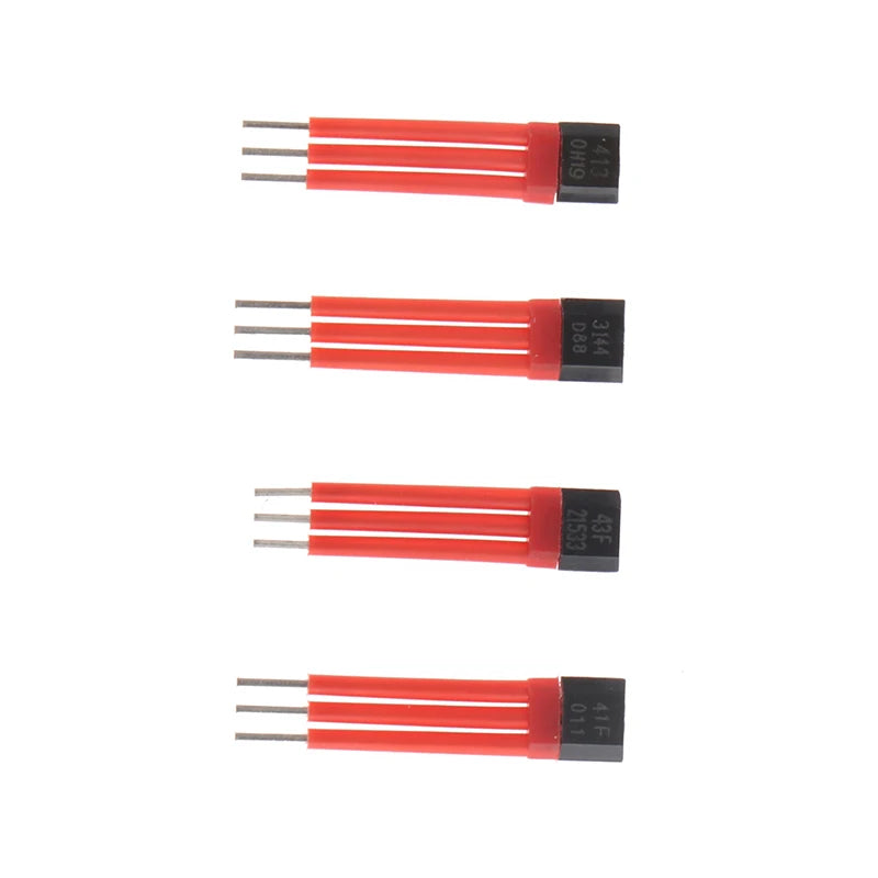 10pcs Hall Effect Sensor 3144 41F 43F 413 A44E Motor Switch Hall Effect Sensor PLUSH