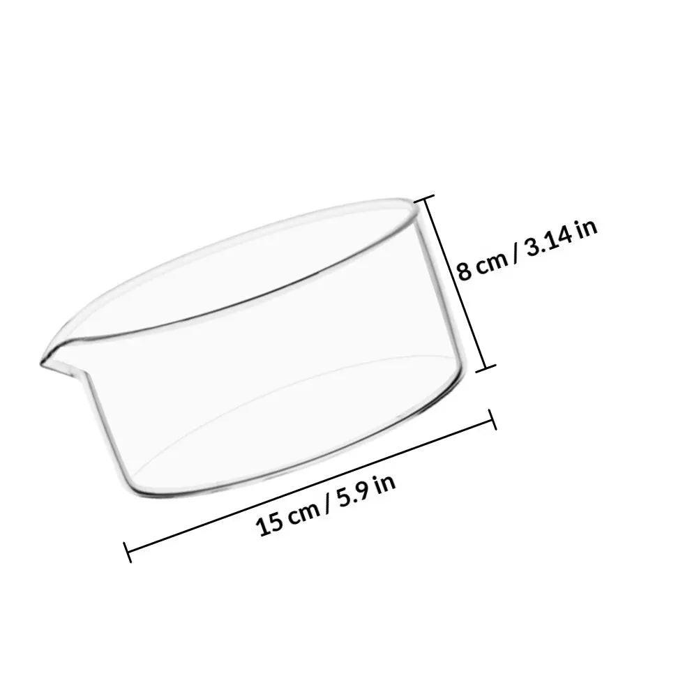 Glass Crystallizing Dish with Spout | Lab Evaporation Dish Lab Crystallizing Dish PLUSH