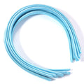 10pcs 9mm Fabric Cover Hairband Blank Base – DIY Hair Hoops DIY Hairband Base PLUSH blue