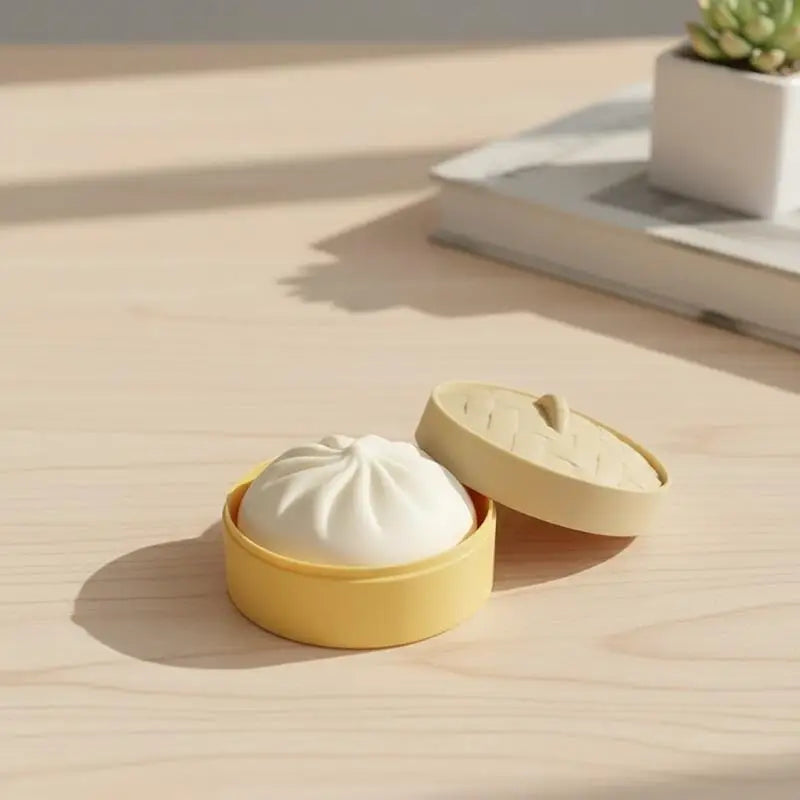 Steamed Bun Squishy Fidget Toy – Soft Squeeze Ball for Kids Squishy Fidget Toy PLUSH