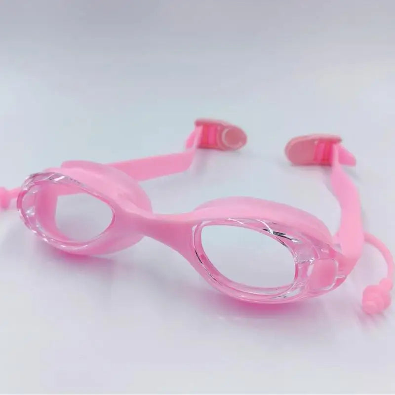 Swimming Goggles with Earplugs – Anti-Fog UV Adult Swim Swimming Goggles PLUSH A6