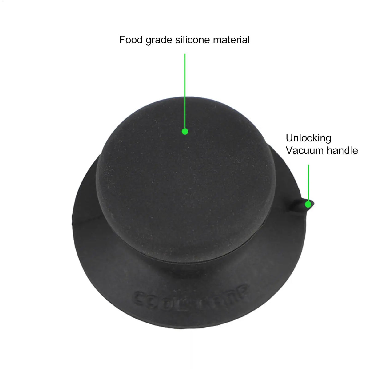 Silicone Universal Pot Lid Knob Replacement | Suction Handle Cookware Lid Knob PLUSH