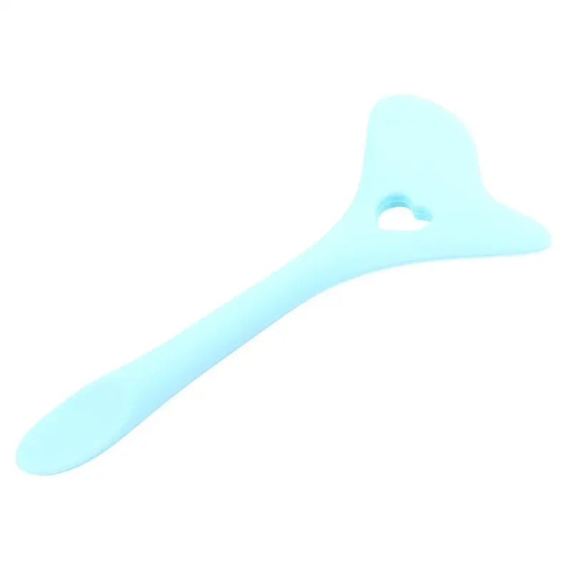 Silicone Eyeliner Stencil Wing Tip & Lip Makeup Aid Tool Eyeliner Stencil Tool PLUSH Blue