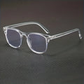 Anti-Blue Light Glasses – Oval Full-Rim Lightweight PC Frame Blue Light Glasses PLUSH Clear