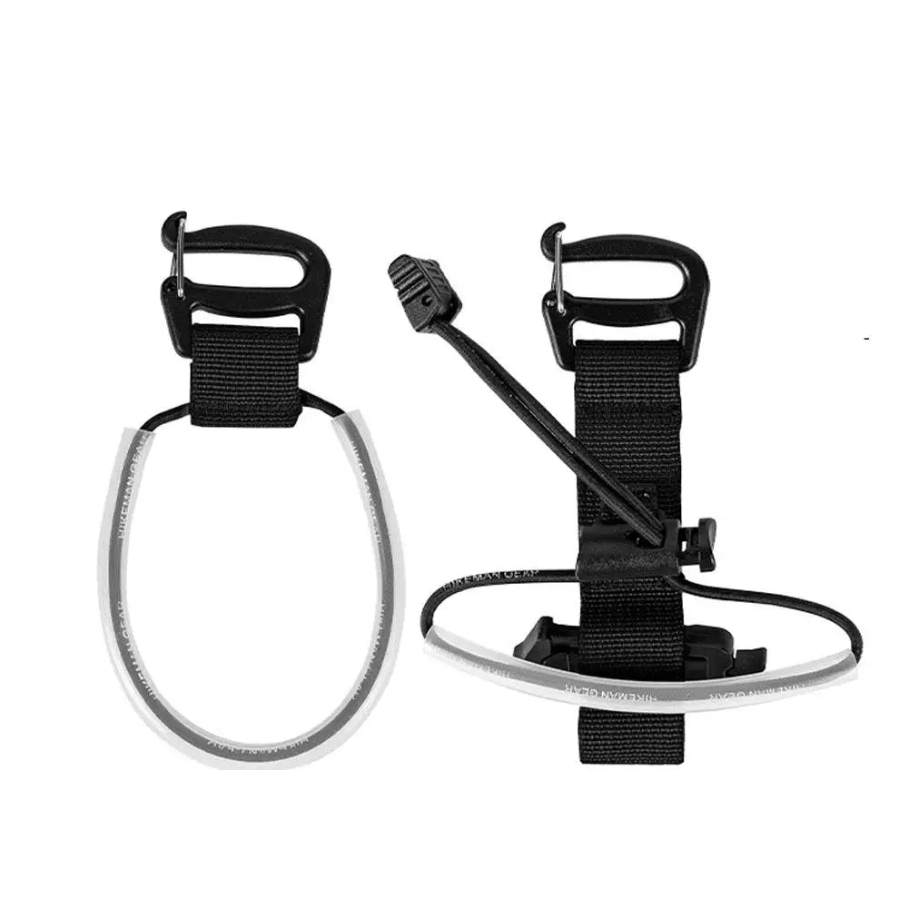 Trekking Pole Holder Strap – Hands-Free Backpack Organizer Hiking Pole Strap PLUSH A