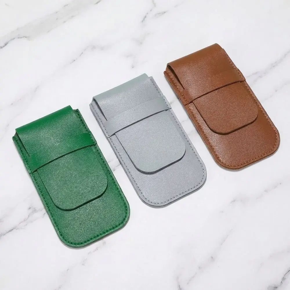 PU Leather Watch Bag Organizer – Anti-Scratch Flip Cover Pouch Watch Storage Pouch PLUSH