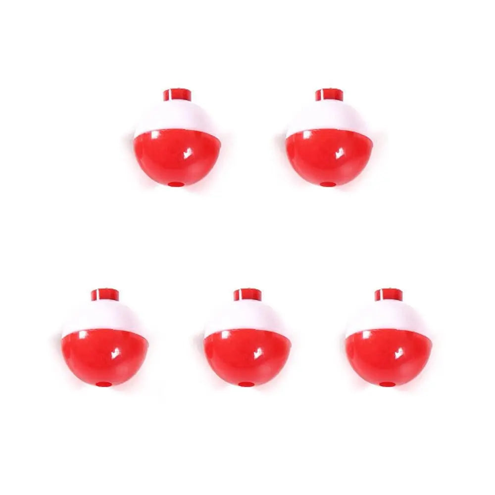 Red White Plastic Fishing Bobber Float Ball Set – 7 Sizes Fishing Bobber Set PLUSH 32mm-5pcs