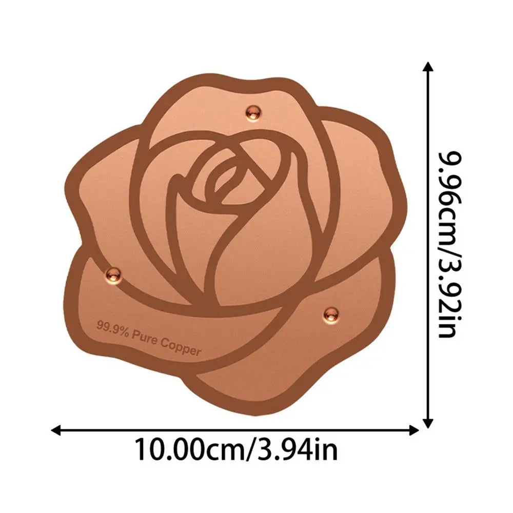 Copper Bird Bath Purification Disc – Triple-Point Support Bird Bath Disc PLUSH B