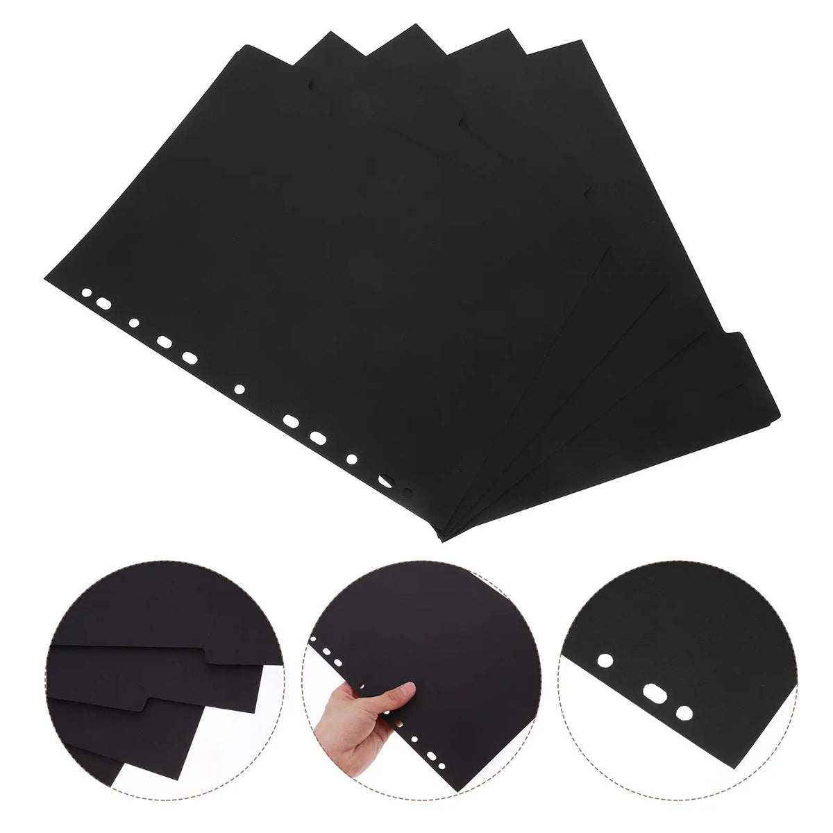 A4 Binder Dividers 5 Sheets – Index Tabs for Ring Binders Binder Dividers PLUSH Default Title