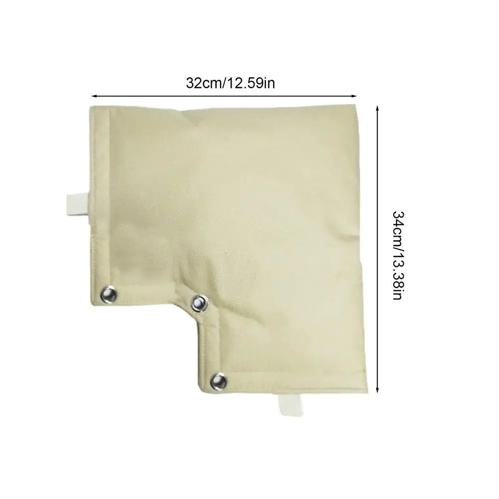 Outdoor Faucet Cover – Winter Freeze Protection Insulated Sleeve Faucet Insulation Cover PLUSH Khaki 1PC
