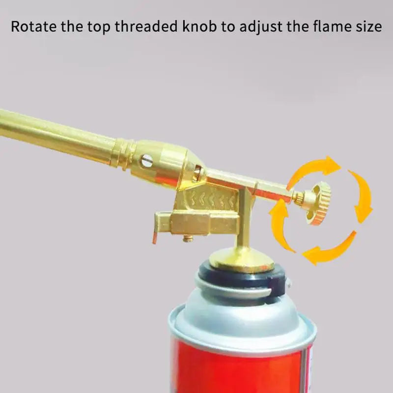 Gas Welding Torch – 1300°C Brass Flame Head for BBQ & Brazing Gas Welding Torch PLUSH