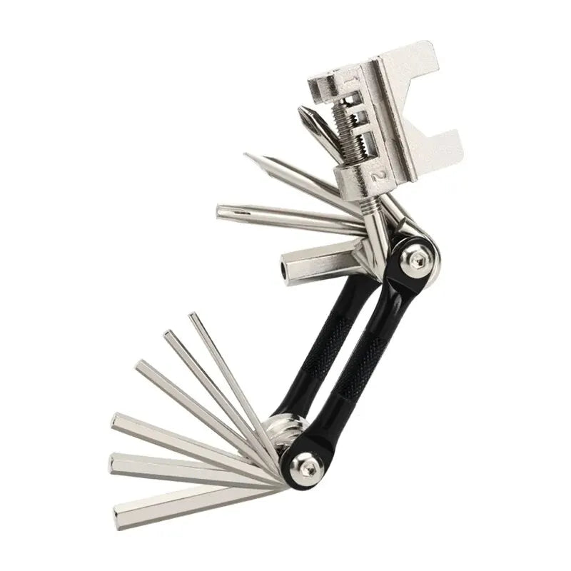RIDERACE Bicycle Multi Tool – Chain Splitter, Wrench & Screwdriver Bicycle Repair Multitool PLUSH