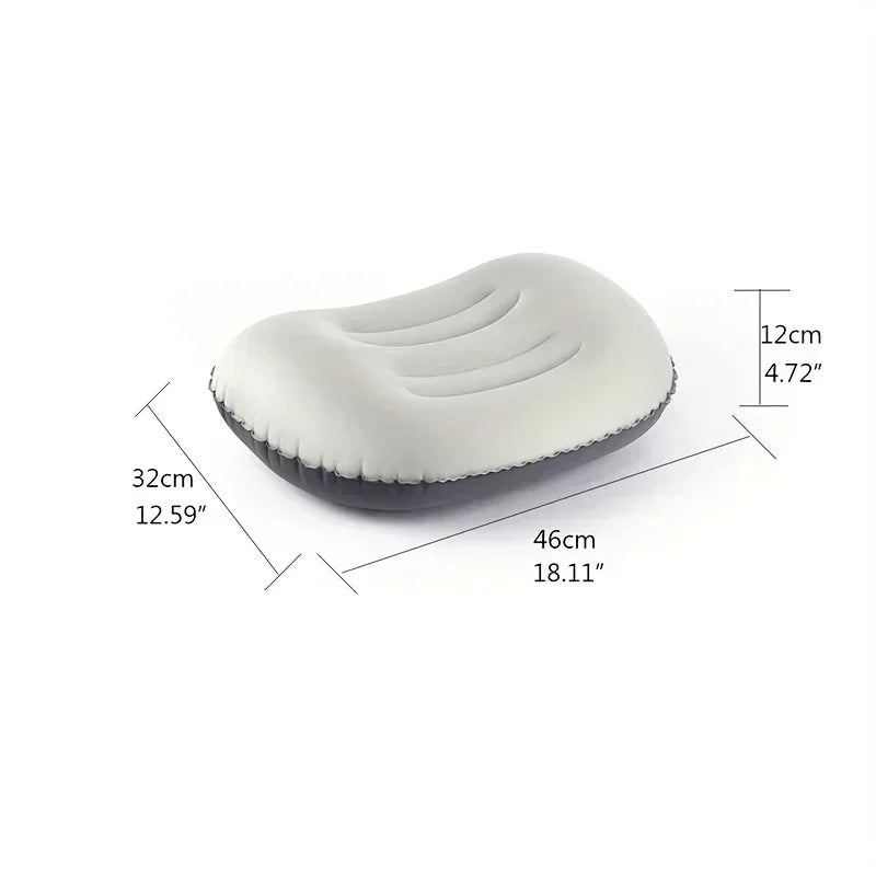 Ultralight Inflatable Camping Pillow – Neck & Lumbar Support Inflatable Camping Pillow PLUSH