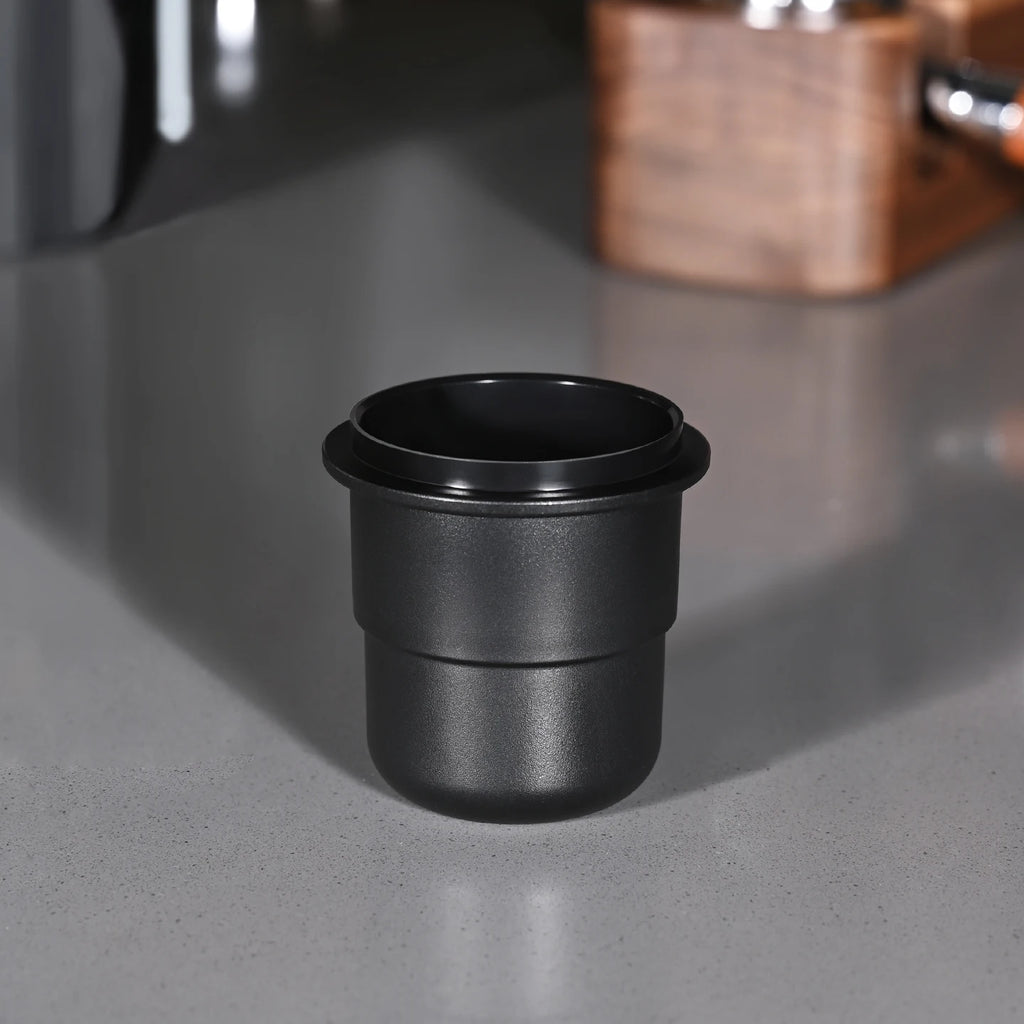 58mm Frosted Espresso Dosing Cup – Clear Coffee Accessory Espresso Dosing Cup PLUSH
